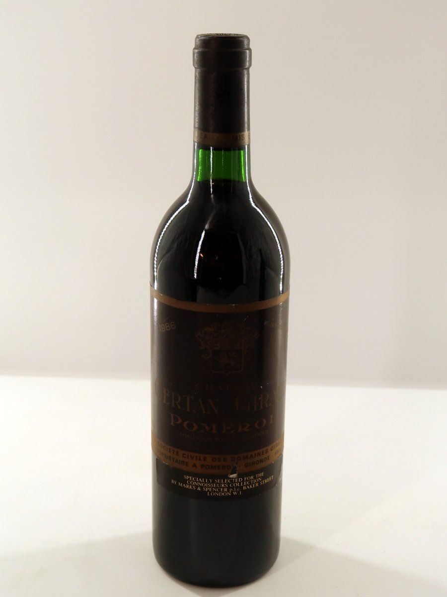 1986 Chateau Certan Giraud Pomerol