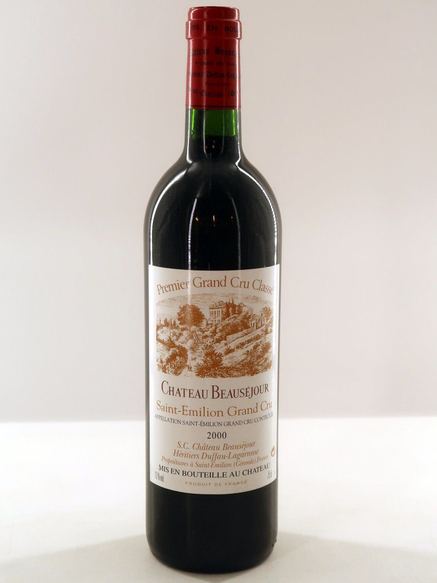 2000 Chateau Beausejour J.Duffau-Lagorrosse Grand Cru St. Emilion