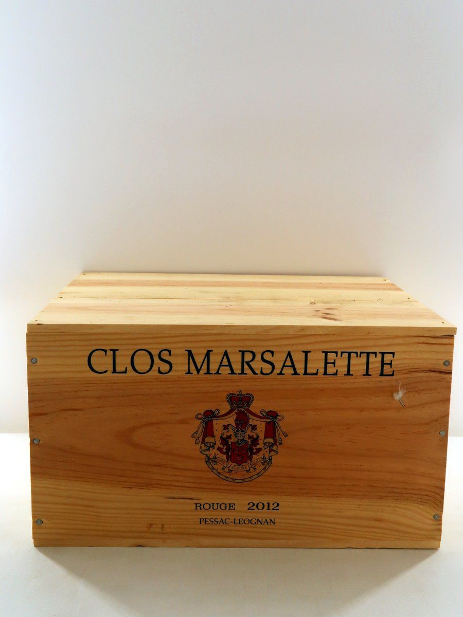 2012 ChateauClos Marsalette Pessac Leognan