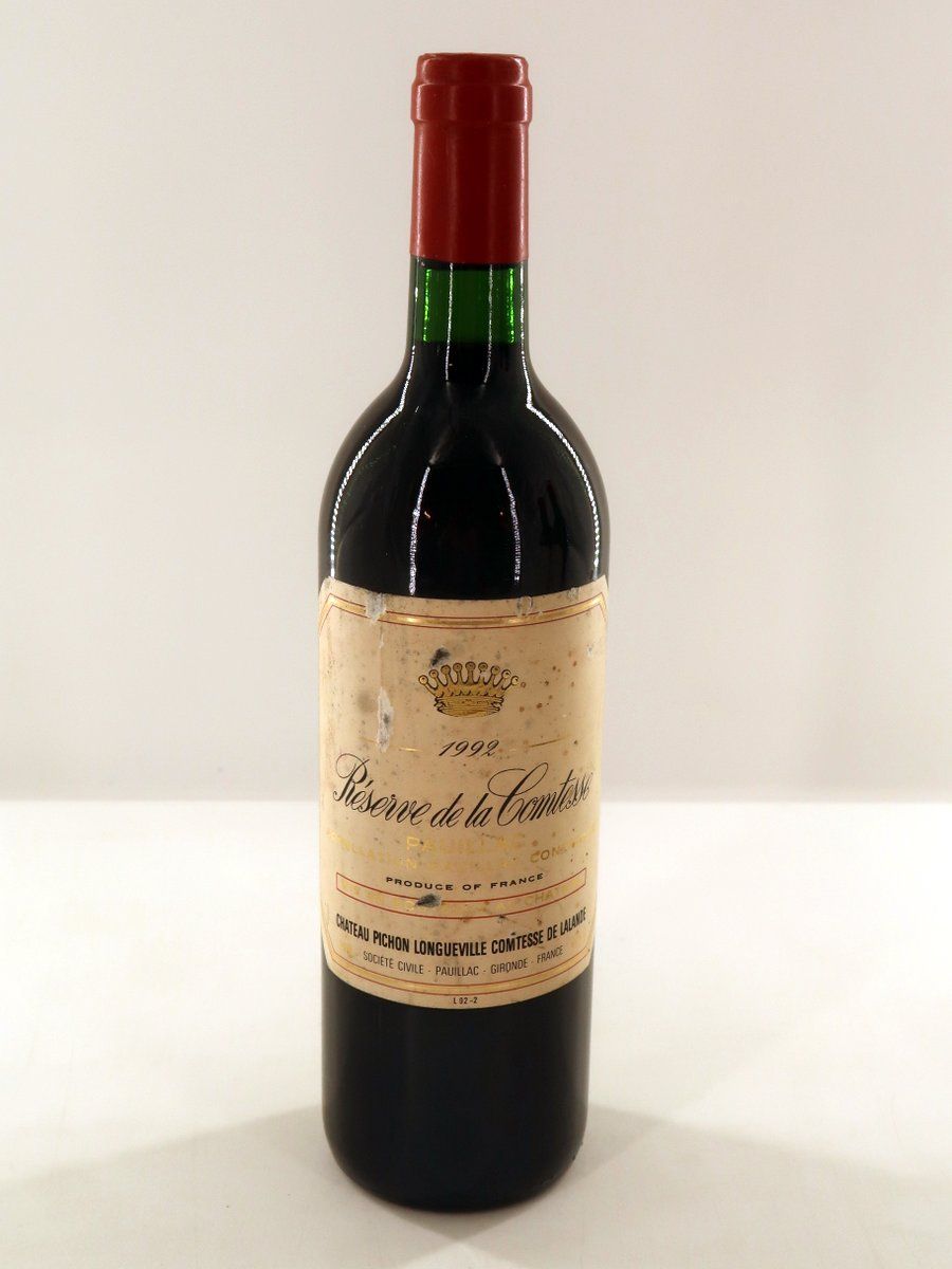 1992 Chateau Pichon Longueville Comtesse de Lalande Pichon Comtesse Reserve Pauillac