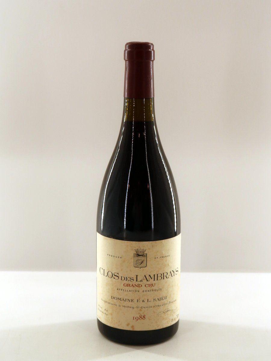 1988 Clos des Lambrays Grand Cru F.I. Saier