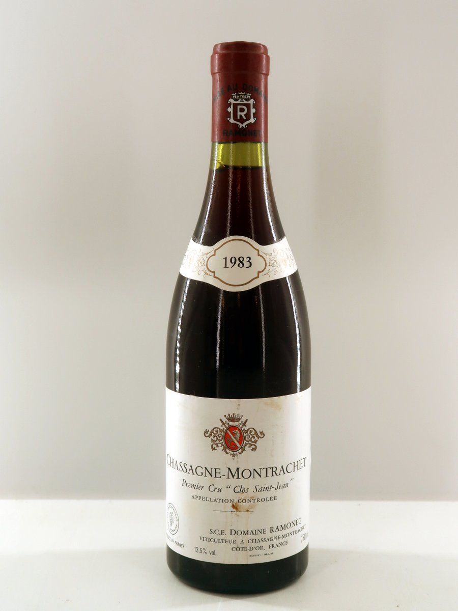 1983 Chassagne Montrachet 1er Cru Clos Saint Jean Ramonet