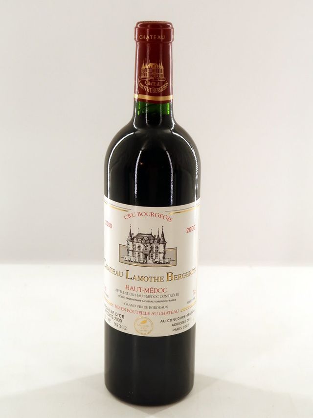 2000 Chateau Lamothe Bergeron Haut Medoc