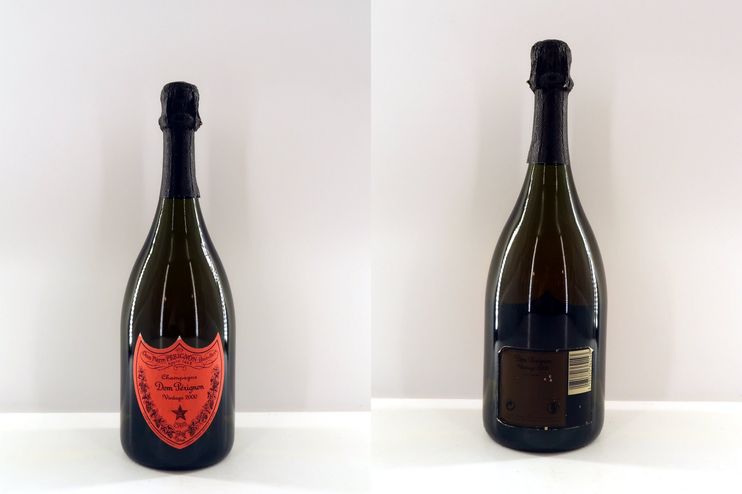 2000 Dom Perignon Brut Andy Warhol Orange Moet et Chandon